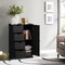 Modern MDF Storage Cabinet with 4 Drawers and Adjustable Shelf Ideal for Bathroom or Bedroom